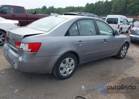 2007 Hyundai Sonata Gls from USA, damaged, VIN 5NPET46CX7H252874